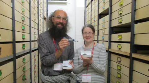 Museum Wales Dr Joseph Botting and Dr Lucy Muir