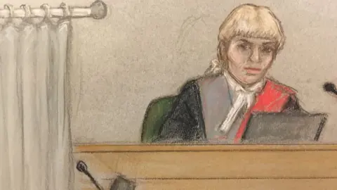 JULIA QUENZLER The judge at the trial