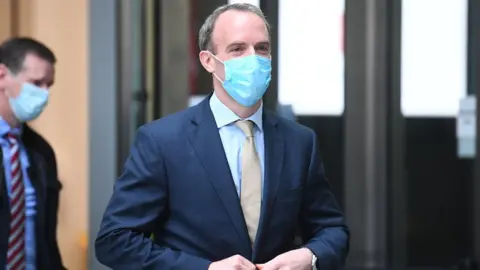 PA Media Dominic Raab