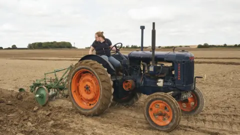 Harry George Hall ploughing competitor