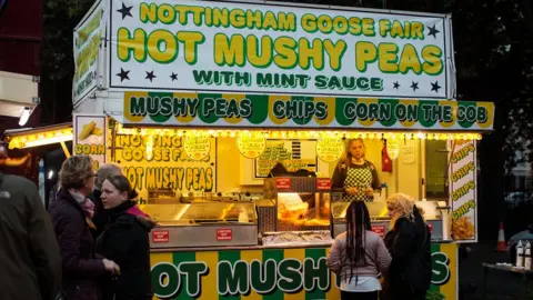 Getty Images Mushy peas stand