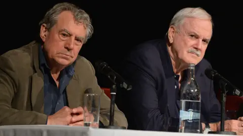 Getty Images Terry Jones and John Cleese in 2014