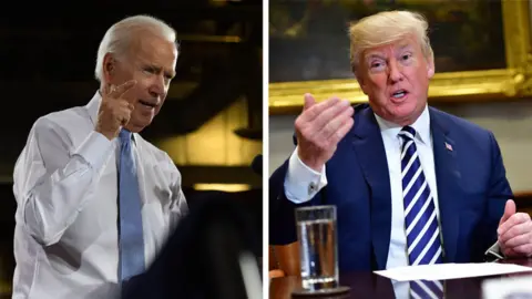 Getty Images Biden and Trump
