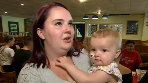 BBC Phoebe and mother Emma