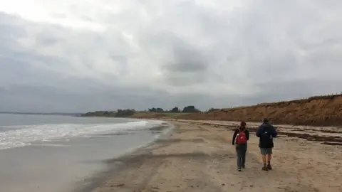 Laurence Carter Laurence and a friend on the beach