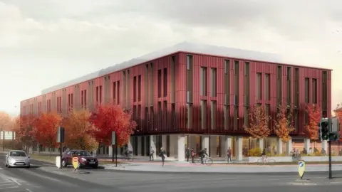 Northern School of Art Northern School of Art view from Newport Road, Hartington Road Junction