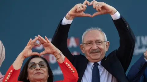 Getty Images Kemal Kilicdaroglu and Selvi Kilicdaroglu