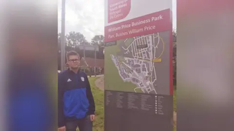 Supplied photo Cole at USW