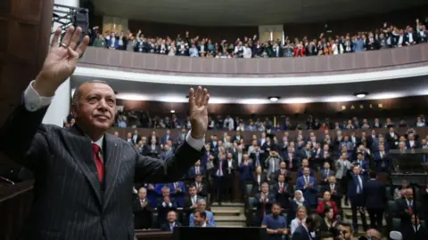 Getty Images Turkish President Recep Tayyip Erdogan