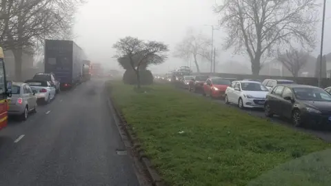 Nick Power The traffic on the A34 on Thursday