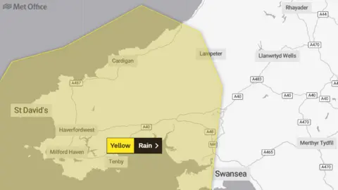 Met Office Weather map