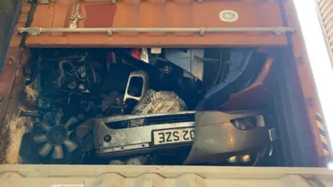 Met Police Shipping container