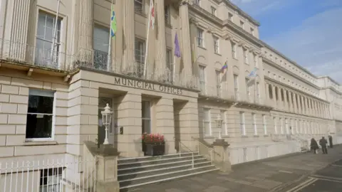 Google The exterior of the Municipal Offices in Cheltenham