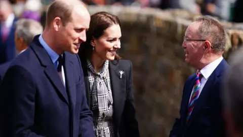 PA Media William and Kate Aberfan