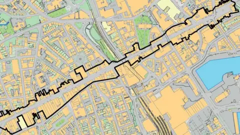 Aberdeen City Council Map of regeneration area