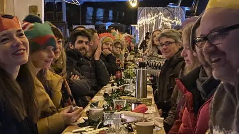 The Long Table A previous Christmas Longest Table