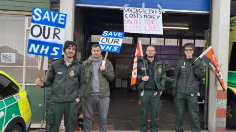 BBC/Sian Filcher Strike action in Derby