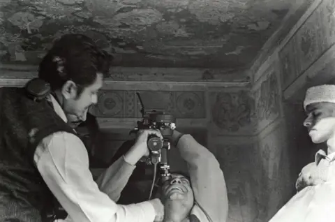 Nemai Ghosh Ray with Benod Bihari