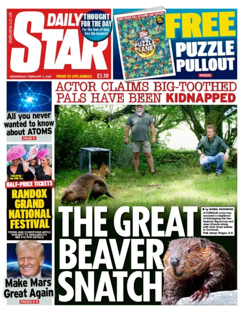 Daily Star beforehand   page