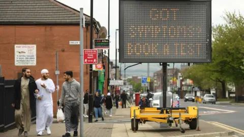 Getty Images A public health board in Bolton