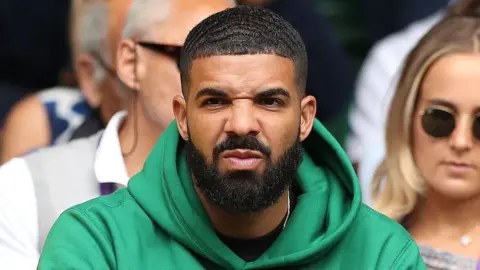 AFP/Getty Drake at Wimbledon