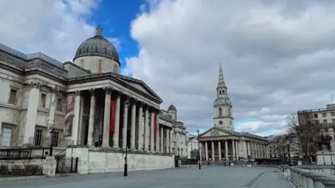 The National Gallery in Trafalgar Square