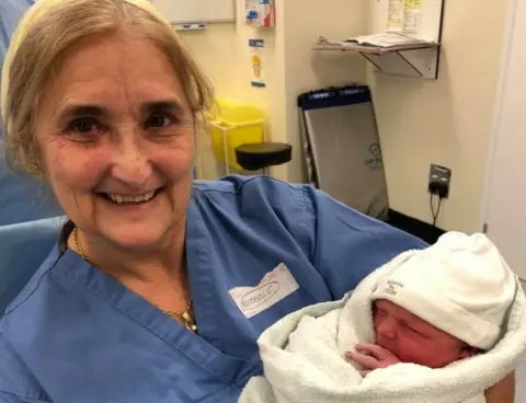 Michele Allen Grandmother Michele Allen with Parker