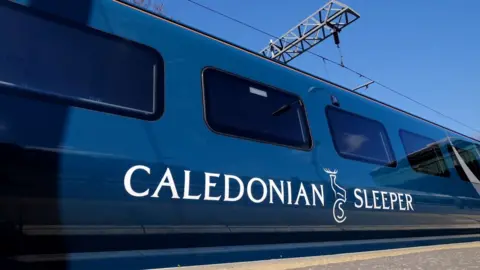 Getty Images Caledonian Sleeper rail service