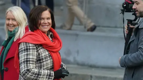 PA Media Sinn Féin leader, Mary Lou McDonald,