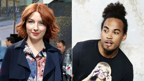 Getty / BBC Alice Levine and Dev