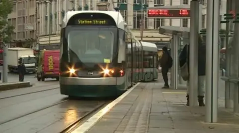 BBC Nottingham tram losses annual report