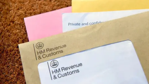 Getty Images HMRC sitting on top of other letters