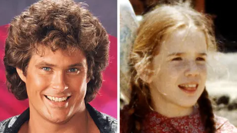 Getty Images David Hasselhoff was big in the 1980s, as was The Little House on the Prairie, starring Melissa Gibert as Laura Ingalls