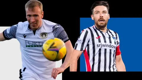 Edinburgh's Innes Murray and Peterhead's Ryan Dow