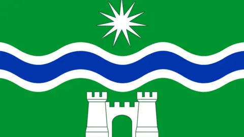 Flag Institute Denny and Dunipace's town flag