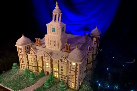 Eric Becker Blickling Hall gingerbread house