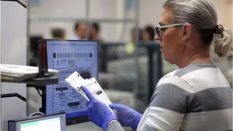 Getty Images Vote counting in Arizona