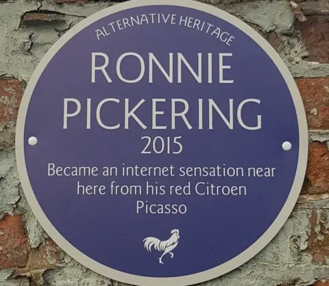 BBC Ronnie Pickering plaque