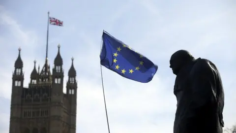Reuters Big Ben, EU flag and Winston Churchill