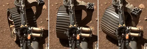 NASA/JPL-CALTECH Wheel wiggle