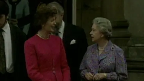 Mary Robinson and the Queen