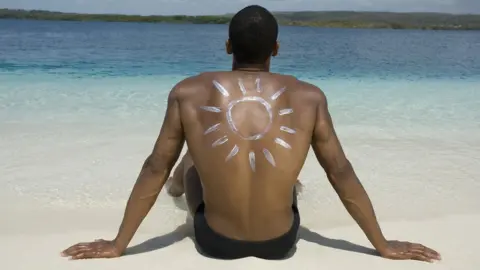 Getty Images Man on a beach