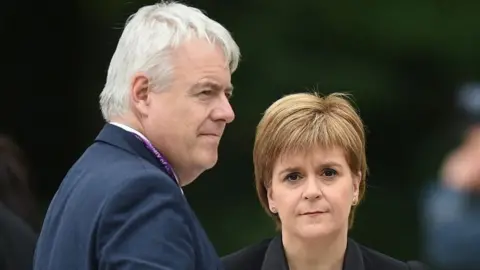 Getty Images Carwyn Jones and Nicola Sturgeon