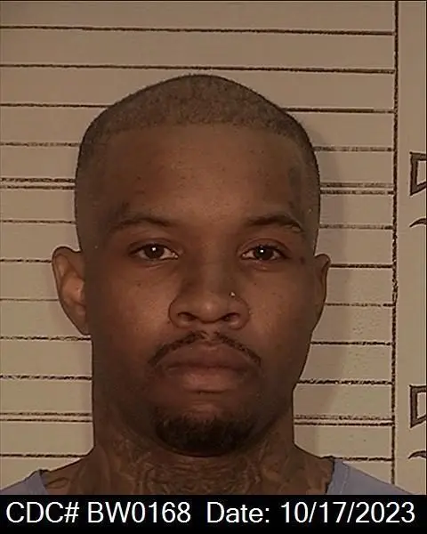 California Department of Corrections and Rehabilitation A mugshot showing rapper Tory Lanez