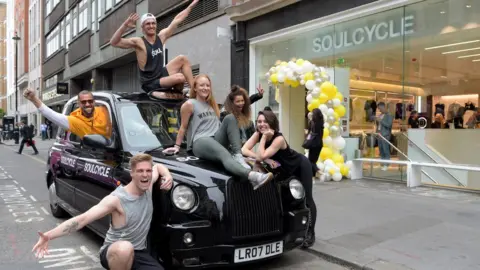 Getty Images SoulCycle's London launch