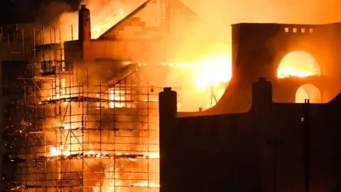 Getty Images Glasgow School of Art fire