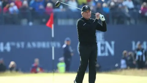 Getty Images Gary Player in Scotland