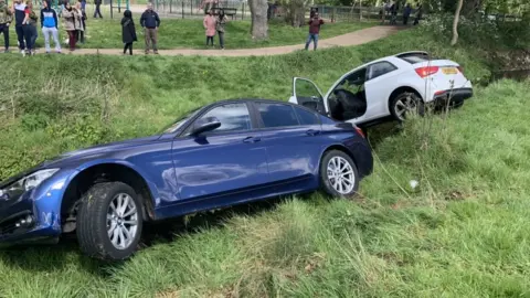 West Midlands Police Traffic Pictures from the scene as shared on Twitter