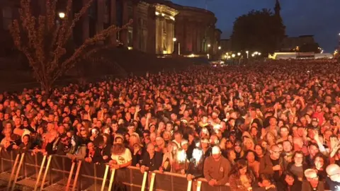 Hope & Glory Festival The crowd watching James