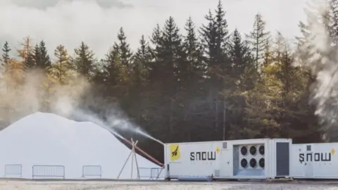 Glencoe Mountain Snow-making unit